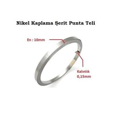 10x015mm Nikel Kaplı Punta Teli - 3 metre
