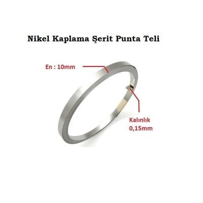 10x015mm Nikel Kaplı Punta Teli - 5 metre