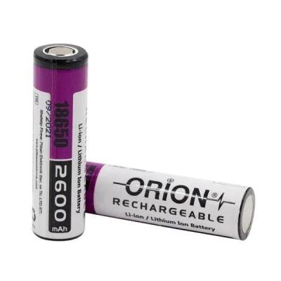 18650 2600 mAh 3.7V 5C Şarj Edilebilir Lityum İyon Pil (Orion)