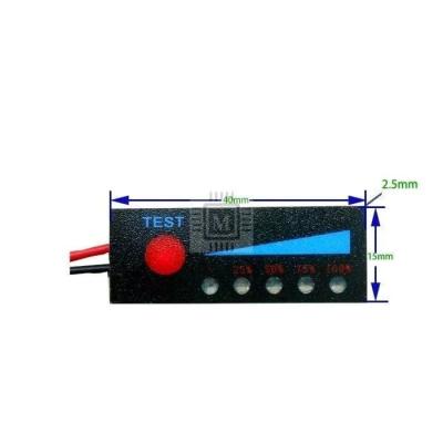 7.2V 2S LiFePO4 LED Seviye Gösterge Modülü