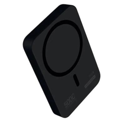 Powerway TXM5 - 5.000 Mah PD15W Magsafe Kablosuz Wireless Taşınabilir Şarj Cihazı Siyah Powerbank