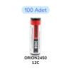 100 Adet Orion 18650P 3.7V 2450 mAh 12C Şarj Edilebilir Lityum İyon Pil