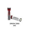18650P 3.7V 2000 mAh 15C Şarj Edilebilir Lityum İyon Pil (Orion)